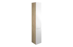Clarence 300mm Tall Unit - White Gloss (Oak Cab)